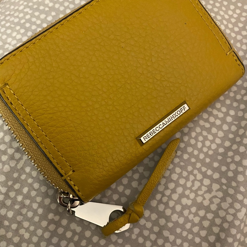 Rebecca Minkoff small Mustard Wallet